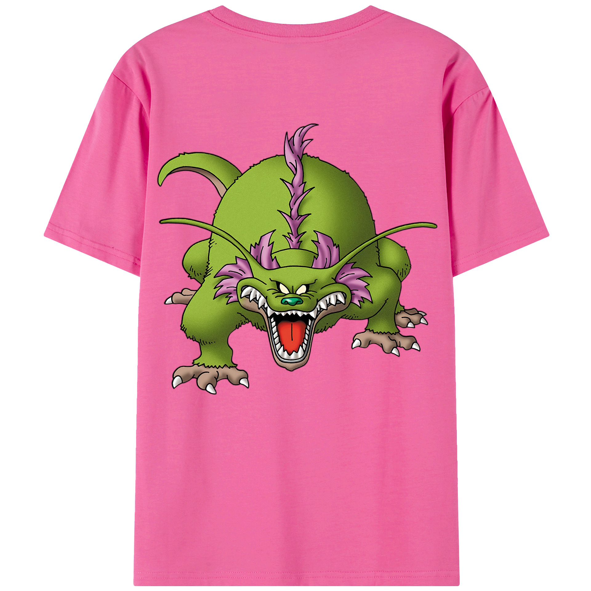 （画像用） ドラゴンクエスト Doragon Kuesuto Dragon Quest レディース半袖Tシャツ(バックプリント)